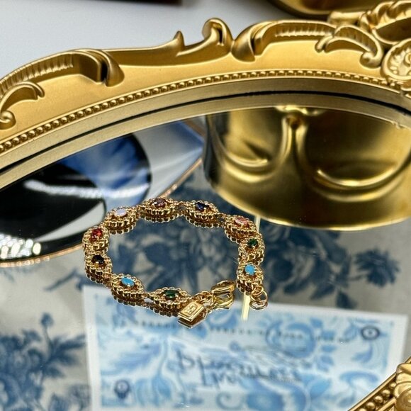 🆕 CRYSTAL HAZE 🧿 NWT Rainbow Evil Eye Bracelet - Picture 6 of 16